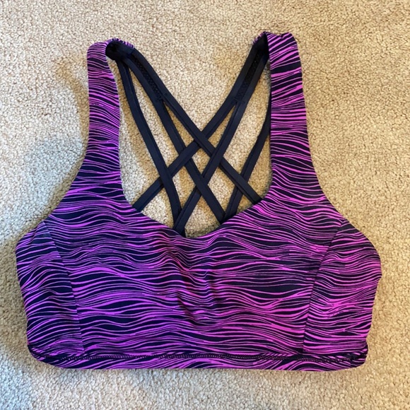 Lululemon Energy Sports Bra-size 4 - Picture 1 of 4